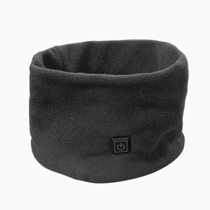 Gola de Pescoço Aquecida em Fleece com Aquecimento USB – 3 Níveis de Temperatura