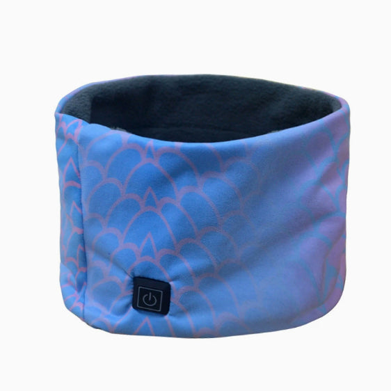 Gola de Pescoço Aquecida em Fleece com Aquecimento USB – 3 Níveis de Temperatura