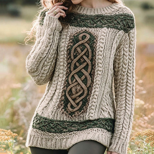 Blusa casual, elegante e personalizada com gola redonda, Efeito 3D – Estilo Coreano/Japonês