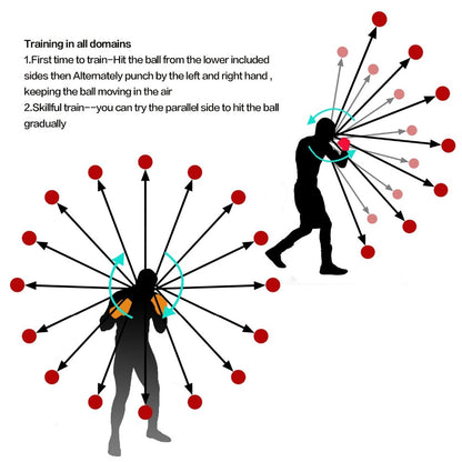 Bola de soco de reflexo de boxe